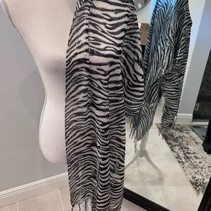 Zebra Print Scarf